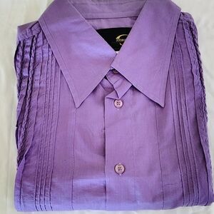 Just Cavalli Purple Button Down Shirt